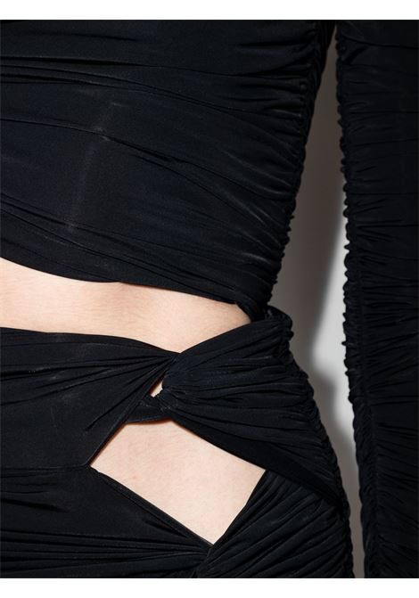 Mini abito monospalla in nero - donna ALEX PERRY | D858BLK