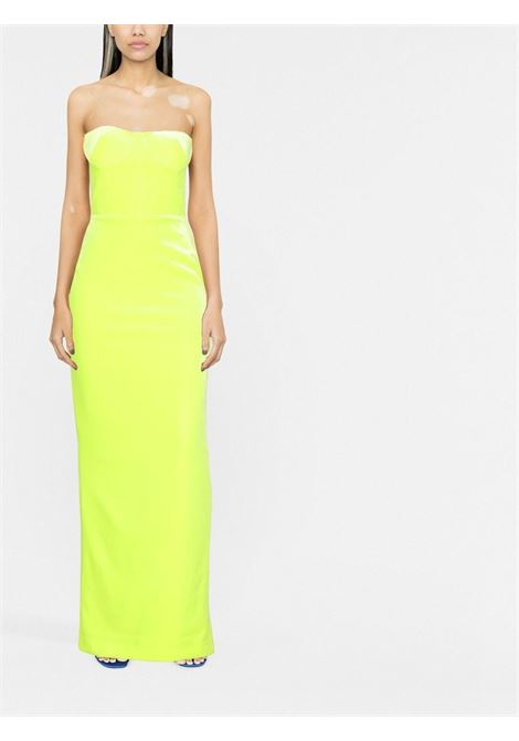 Lime green keaton gown - women  ALEX PERRY | D906ACD