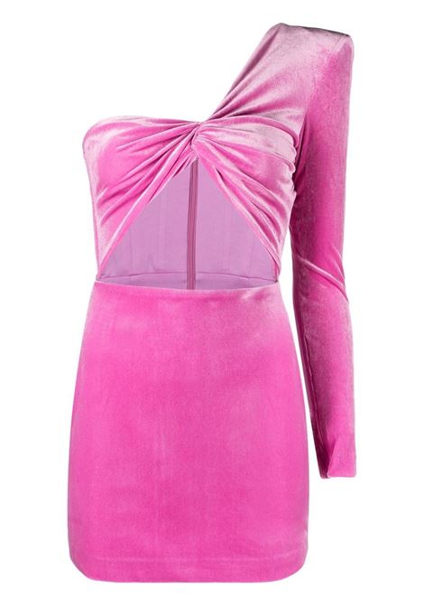 Pink one-shoulder cut-out mini dress - women  ALEX PERRY | D911PNK