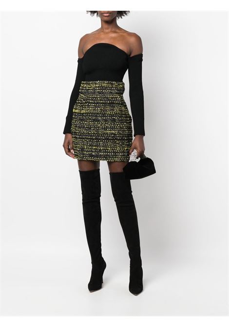Tweed high waist skirt - women ALEXANDRE VAUTHIER | 223SK1701LMNTNC