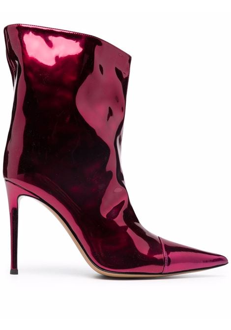 Red metallic ankle boots - women ALEXANDRE VAUTHIER | AVI1700001