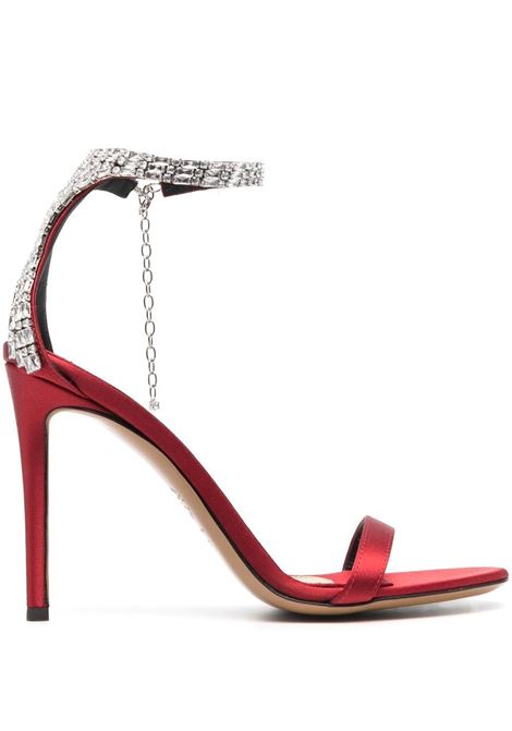 Red crystal-embellished sandals - women ALEXANDRE VAUTHIER | AVI2005008