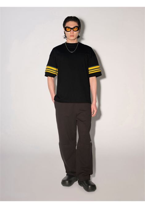 T-shirt a righe in nero - uomo AMBUSH | BMAA053F22JER0011001