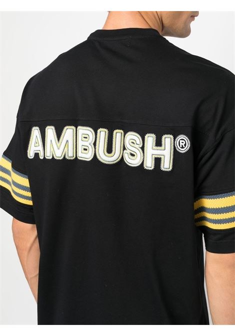 T-shirt a righe in nero - uomo AMBUSH | BMAA053F22JER0011001