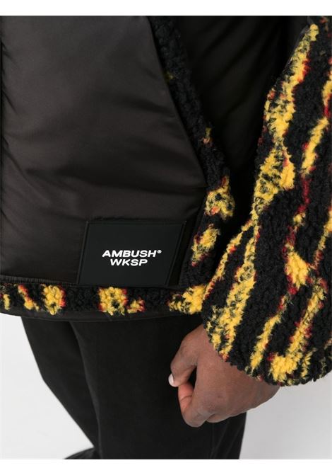 Black printed jacket - men AMBUSH | BMEA034F22FAB0026510