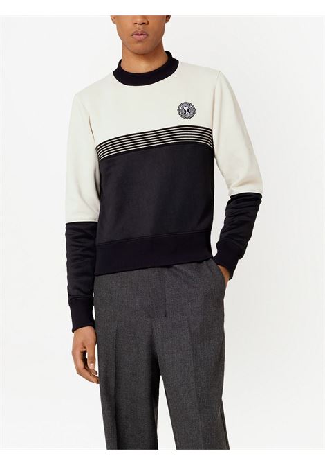 Two tone logo sweatshirt - men AMI PARIS | HSW028738151