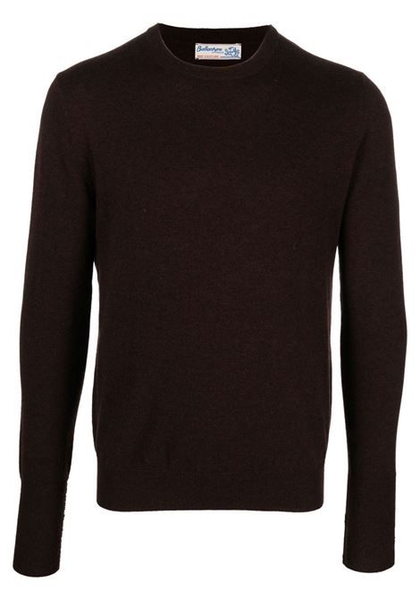 Brown round neck sweater - men BALLANTYNE | W2P00012K0014677