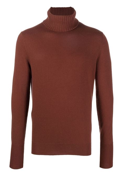 Brown roll neck sweater - men BALLANTYNE | W2P01012K0012178
