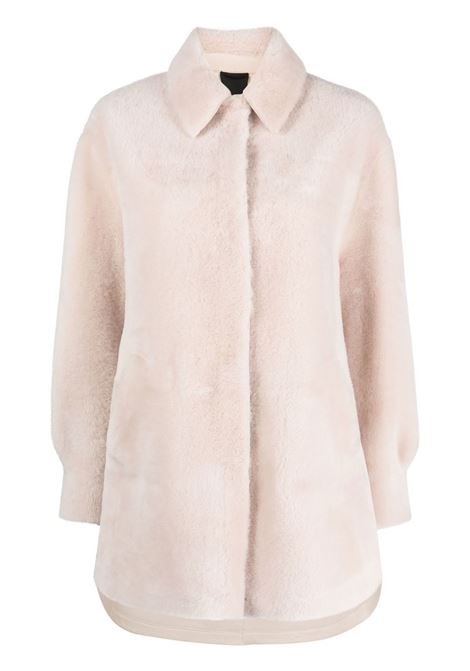 Beige shearling jacket-women BLANCHA | 22045300BRR