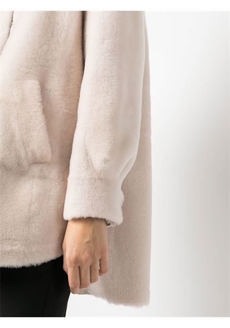 Giacca in shearling beige-donna BLANCHA | 22045300BRR