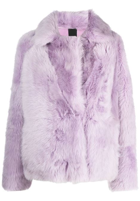 Purple shearling jacket-women BLANCHA | 22133300LL