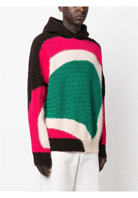 Multicolour hooded sweater - men BONSAI | KN008STN