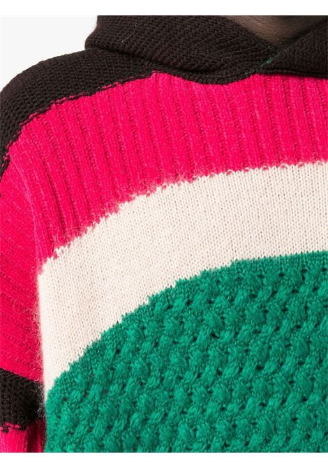 Maglione multicolore con cappuccio - uomo BONSAI | KN008STN