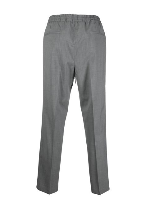 Grey drawstring straight-leg trousers - men BRIGLIA 1949 | WIMBLEDONS42210000060