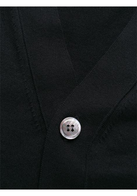 Black heart-logo cardigan - men  COMME DES GARCONS PLAY X K-WAY | P1N0541