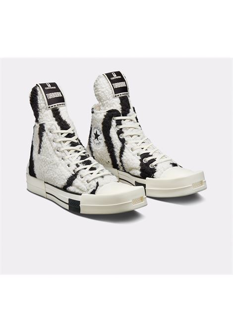 Black and white turbodrk hi high-top sneakers - unisex CONVERSE X DRKSHDW | DC02BX943A03R00809