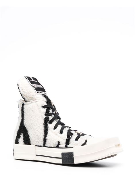 Black and white turbodrk hi high-top sneakers - unisex CONVERSE X DRKSHDW | DC02BX943A03R00809