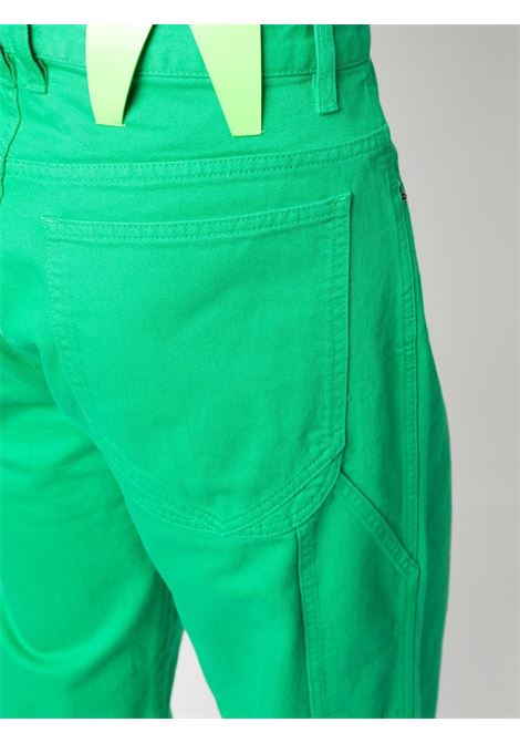 Green wide-leg jeans-women DARKPARK | 8DMP011FTV06641AGR
