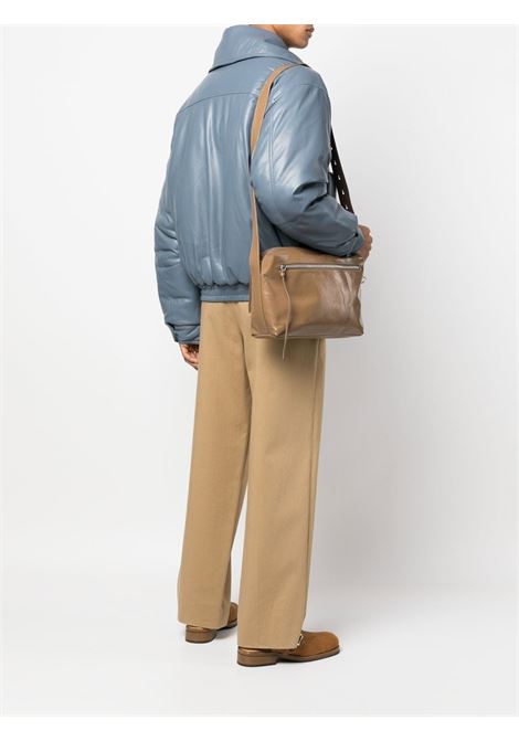 Beige shoulder bag with zip-men DRIES VAN NOTEN | 222021503101705