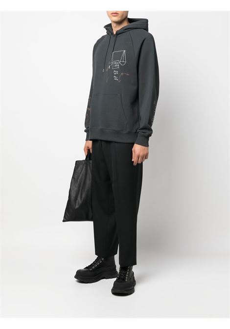Grey printed sweatershirt - men ÉTUDES | H22MC274OC14GR