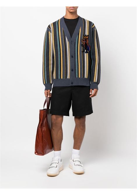 Multicolour striped cardigan - men ÉTUDES | H22MC622WO04ST