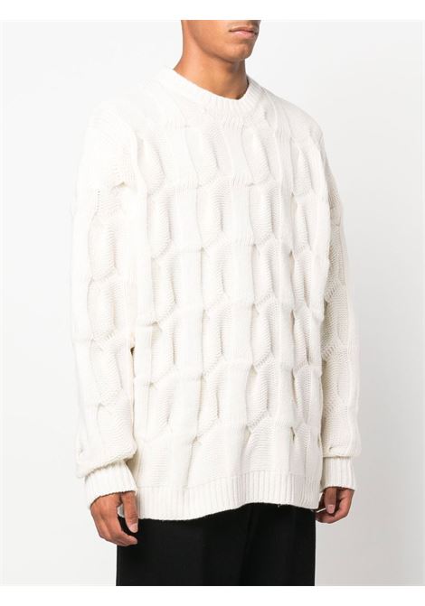 Maglione chunky in bianco - uomo ÉTUDES | H22MM603WO06OW