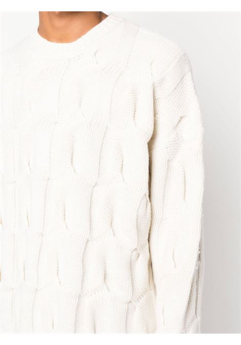 White chunky sweatshirt - men ÉTUDES | H22MM603WO06OW
