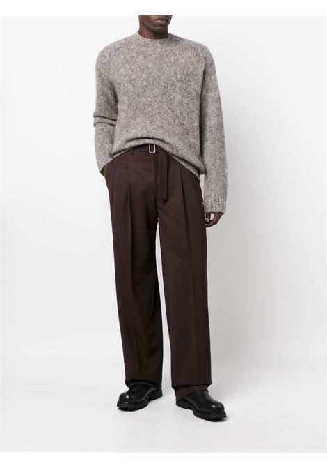Brown high waist trousers - men ÉTUDES | H22MM873WV03BR