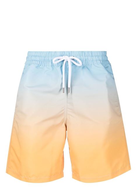 Light blue, yellow and white gradient-effect swim shorts - men FRESCOBOL CARIOCA | 2104611