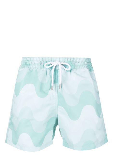 Mint abstract-print swim shorts - men FRESCOBOL CARIOCA | 2107604