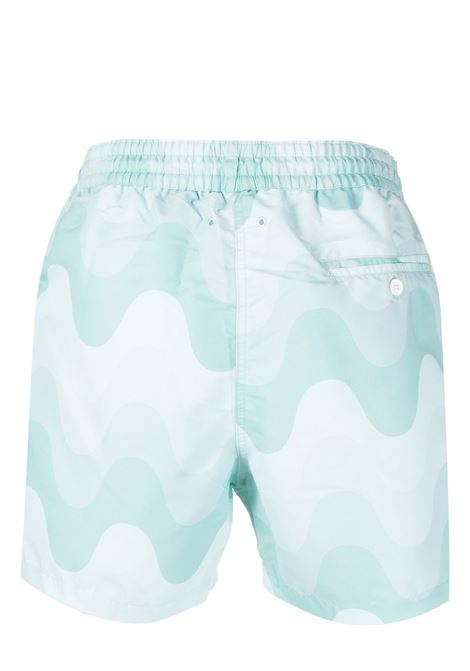 Mint abstract-print swim shorts - men FRESCOBOL CARIOCA | 2107604