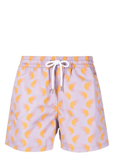 Liliac abstract-print swim shorts - men FRESCOBOL CARIOCA | 2108615