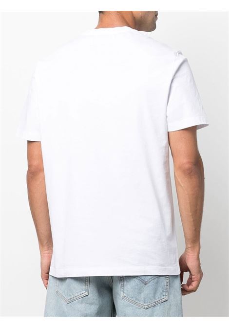 T-shirt con logo in bianco - uomo GOLDEN GOOSE | GMP01220P00059410272