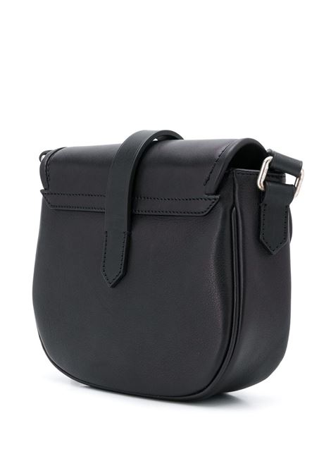 Black motif buckle shoulder bag - women  GOLDEN GOOSE | GWA00136A00014290100