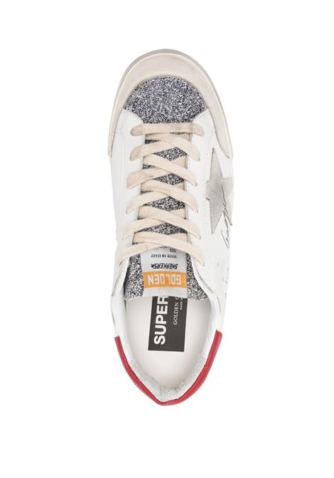 White and grey superstar sneakers - women  GOLDEN GOOSE | GWF00107F00316711183