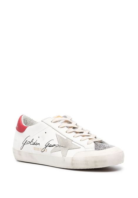 White and grey superstar sneakers - women  GOLDEN GOOSE | GWF00107F00316711183