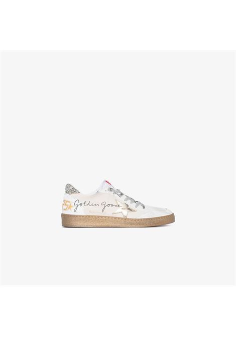 Sneakers Ball Star in bianco e oro - donna GOLDEN GOOSE | GWF00117F00247181500