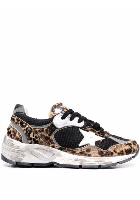 Multicolour Running Sole leopard-patterned sneakers - women  GOLDEN GOOSE | GWF00199F00215981337