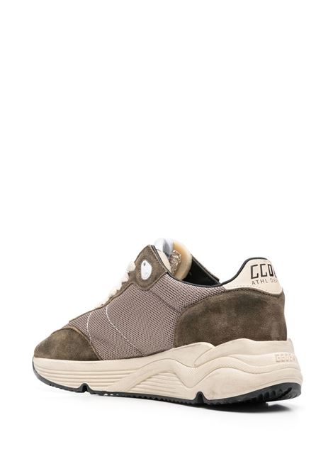 Khaki Running Sole lace-up sneakers - women  GOLDEN GOOSE | GWF00272F00324935812