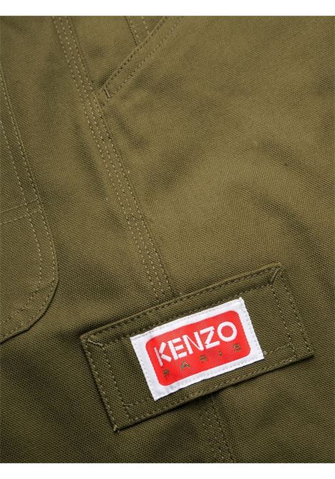 Green high waist trousers - men KENZO | FC65PA3639RC51