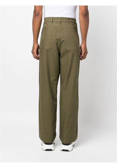 Green high waist trousers - men KENZO | FC65PA3639RC51