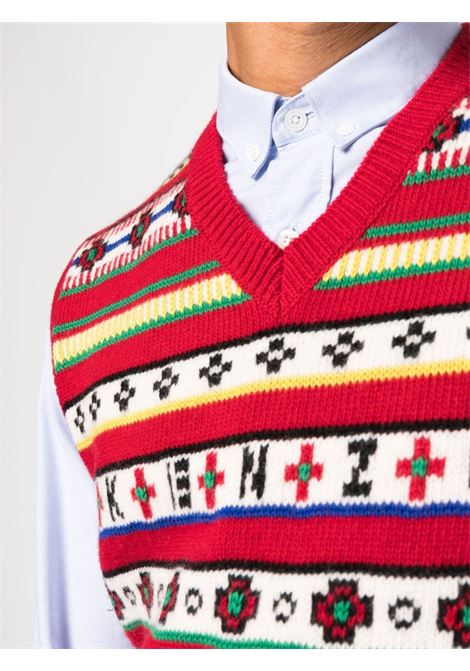Multicolour knit vest-men KENZO | FC65PU3183CH21