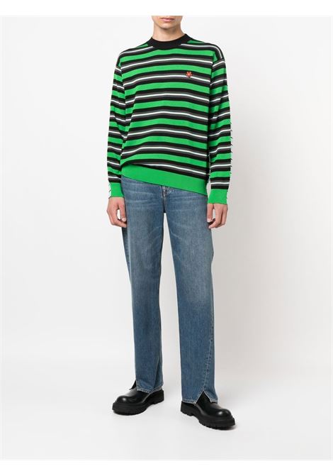 Multicolour striped sweatshirt - men KENZO | FC65PU3373CC57