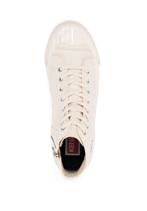 Logo embellished white sneakers-men KENZO | FC65SN020F7304