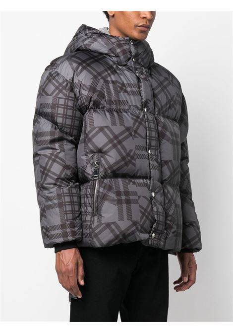 Check pattern padded jacket-men KHRISJOY | DFPM053MCHKGR01