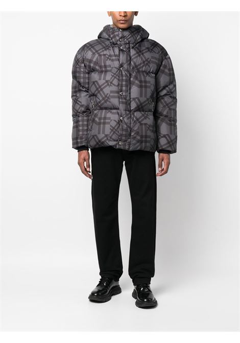 Check pattern padded jacket-men KHRISJOY | DFPM053MCHKGR01