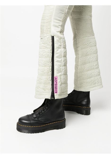 White ribbed zip-up ski suit-women KHRISJOY | DFPW100PAAV61