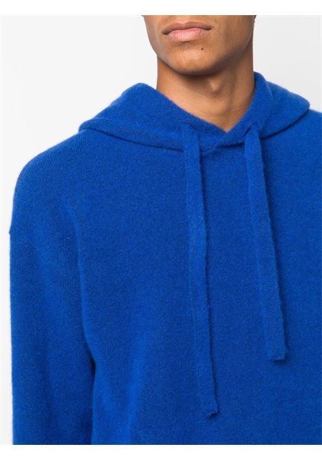 Blue hooded sweatshirt - men LANEUS | CPU1013BLLTTRC