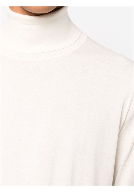 Maglione a girocollo in bianco - uomo LANEUS | S2702LTT