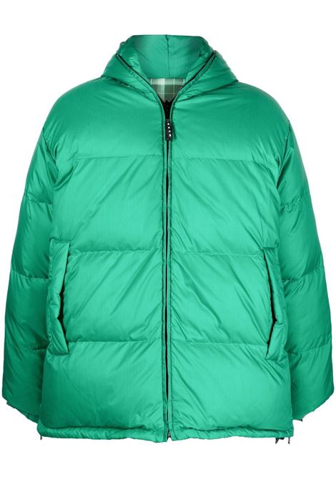 Green reversible padded coat - men MARNI | PIMU0017BSUTN87700V70